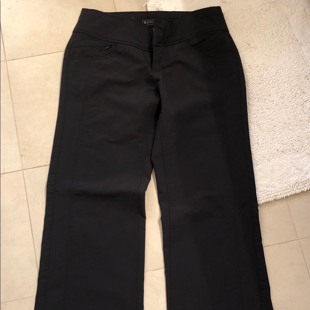 Black Athleta Lined Pants Sz 4